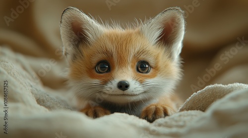 a small fox with large ears