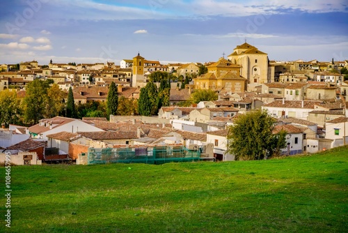 Pequeño pueblo de Chinchon , comunidad de Madrid, España.
