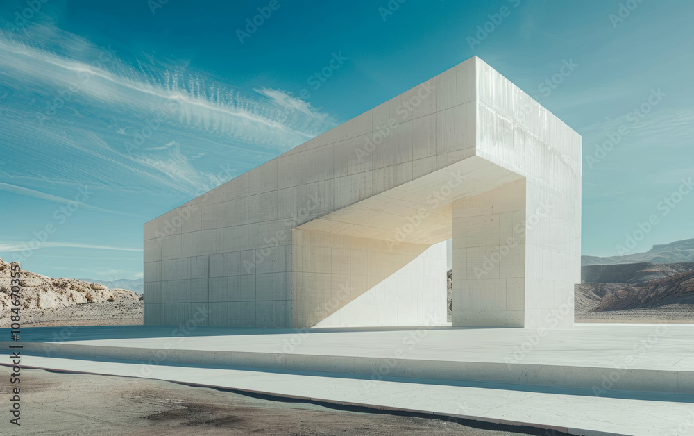 Minimalist modern art building space structure
Minimalist modern art building space structure