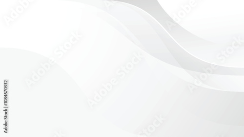 abstract white background wave gradient shape luxury wallpaper 