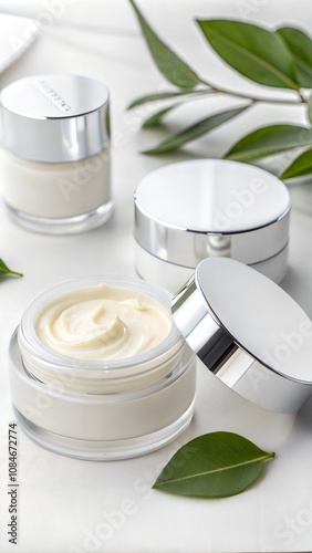 Skin care products White spot face cream cream photo