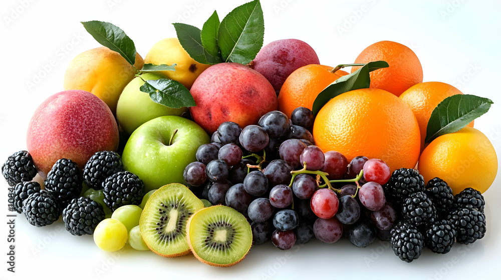 Fresh Fruit Arrangement - A Still Life Photo Fresh Fruit Arrangement - A Still Life Photo