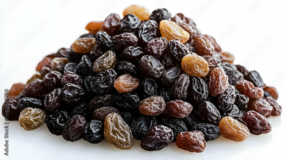 Pile of Black and Brown Raisins - Realistic Food Image Pile of Black and Brown Raisins - Realistic Food Image