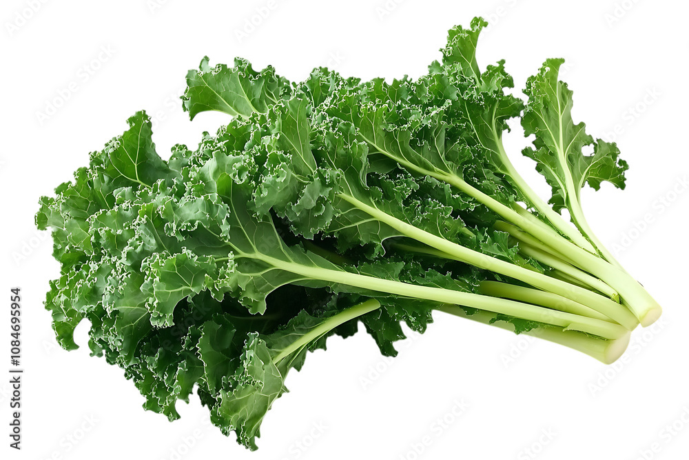 Chinese kale isolated png on a transparent background Chinese kale isolated png on a transparent background