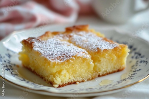 Deliciously Light Cake with Powdered Sugar: A Sweet Indulgence