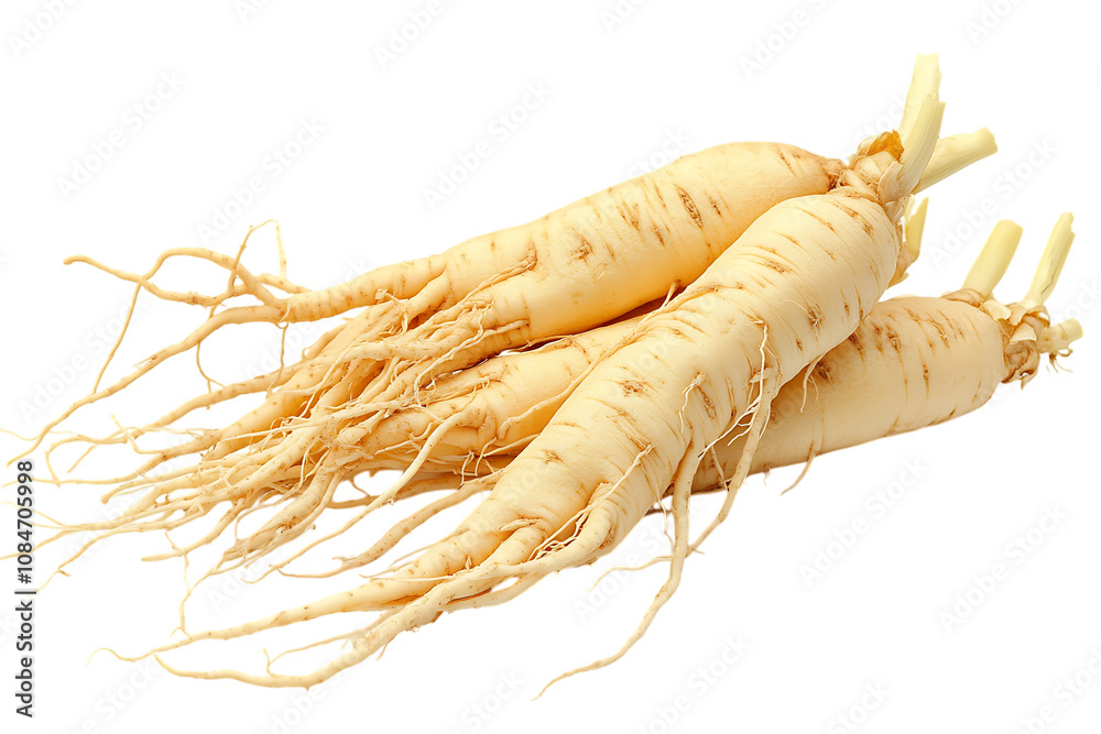 Ginseng isolated png on a transparent background Ginseng isolated png on a transparent background