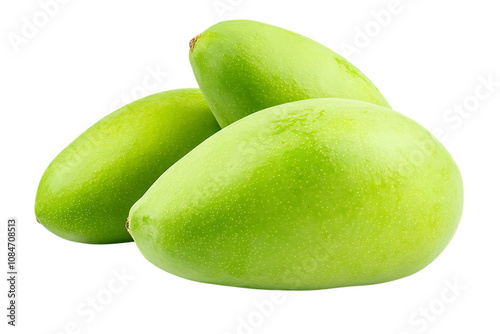 Wallpaper Mural Green mango isolated png on a transparent background Torontodigital.ca