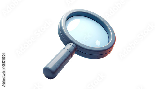 Classic Magnifying Glass 3D Render