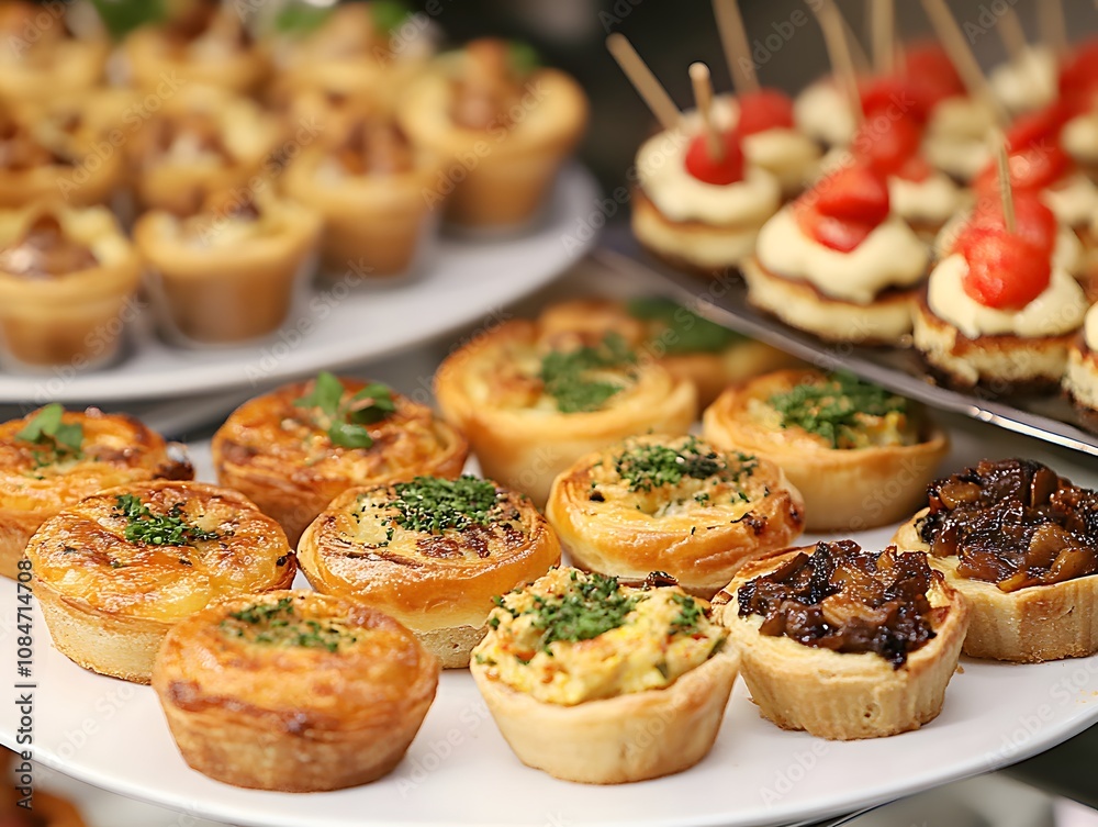 A selection of elegant finger foods A selection of elegant finger foods