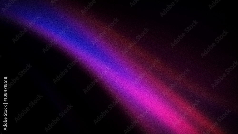 Fototapeta premium Abstract 4K gradient background with deep black, purple, and pink hues blending smoothly in a wave pattern, enhanced by a grainy texture for visual depth