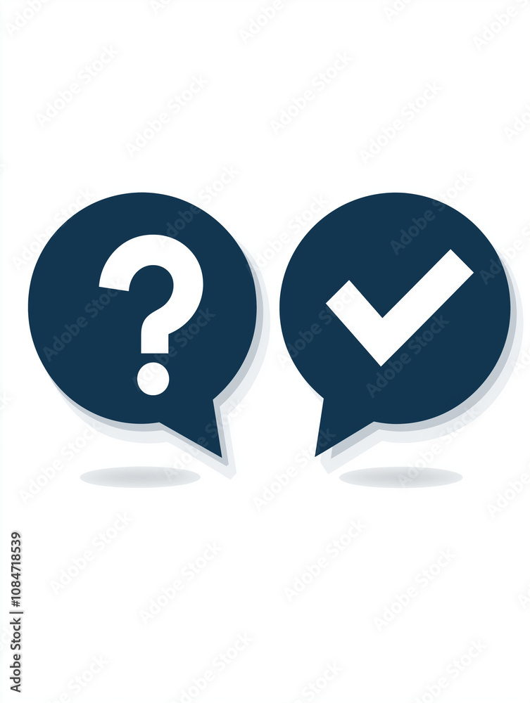 Kommunikationssymbole für Dialog und Bestätigung Kommunikationssymbole für Dialog und Bestätigung