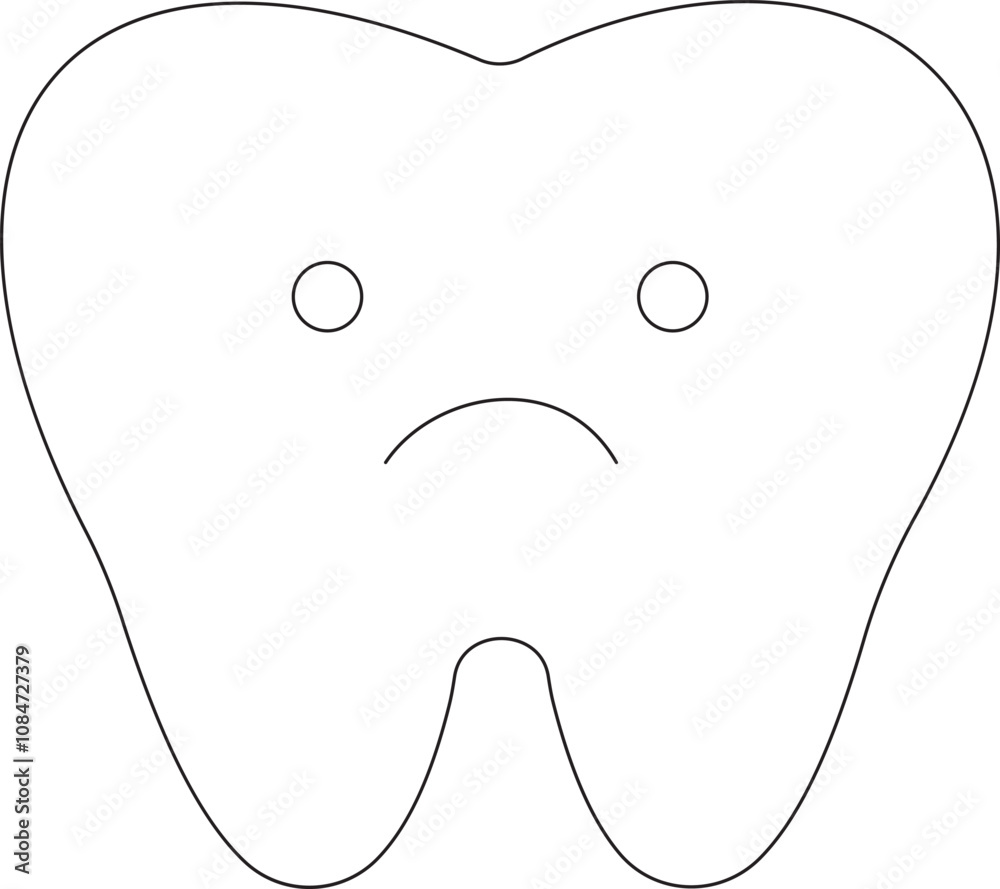 Tooth Vector Line Icon - Simple Thin Line Icon, Premium Quality Design Tooth Vector Line Icon - Simple Thin Line Icon, Premium Quality Design