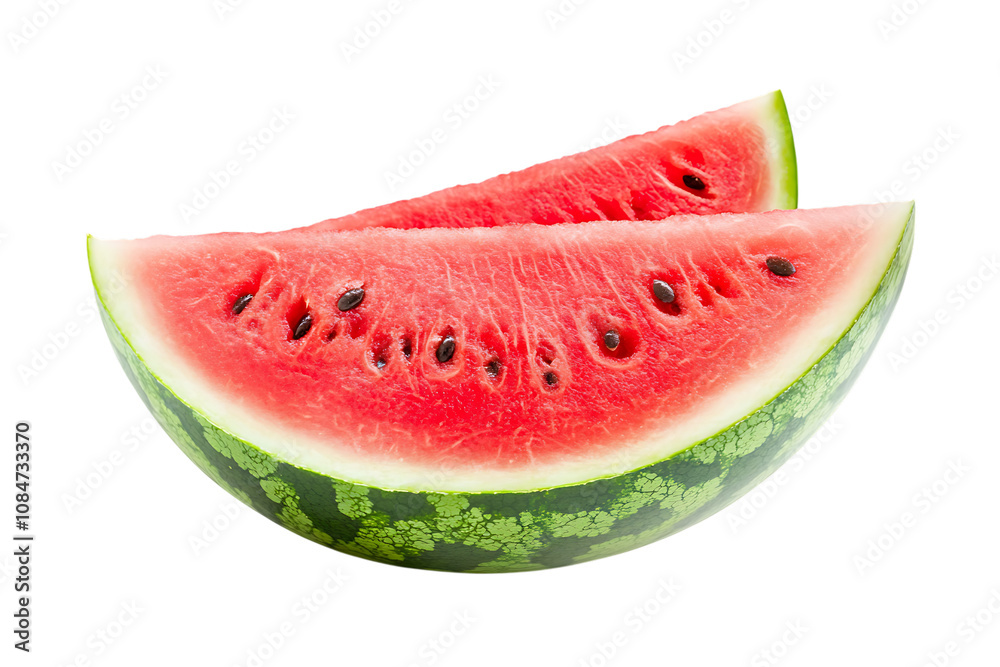 Slice watermelon isolated on a white background Slice watermelon isolated on a white background
