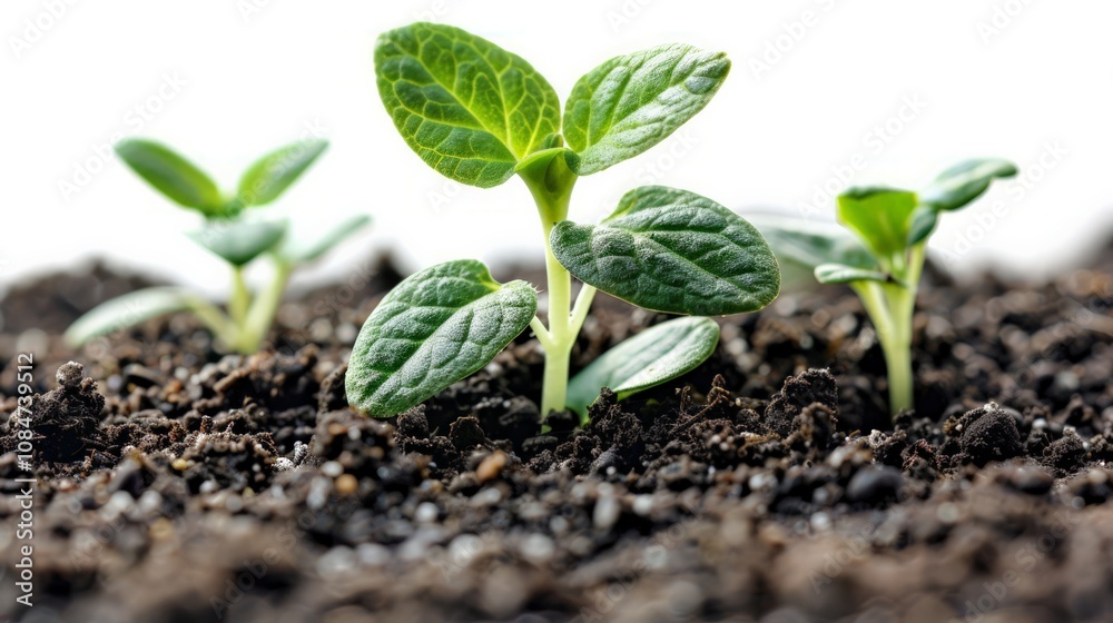 A close-up of a sprout with tiny, green leaves just beginning to open, growing from soil, symbolizing the start of life. A close-up of a sprout with tiny, green leaves just beginning to open, growing from soil, symbolizing the start of life.