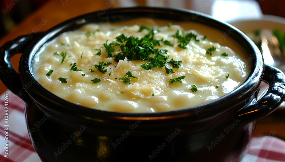 Creamy Potato Soup with Parsley and Parmesan Creamy Potato Soup with Parsley and Parmesan