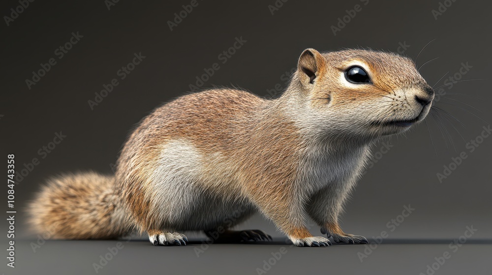 Obraz premium PNG Ground squirrel animal mammal rodent