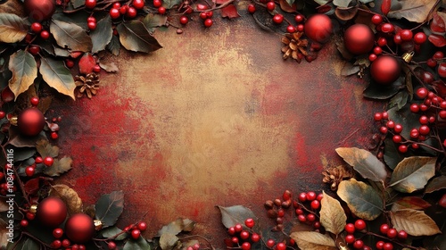 Christmas backgrounds mosaic frame.