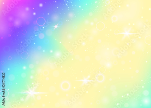 Magic Pattern. Purple Girl Background. Princess Gradient. Holographic Cosmic Invite. Pink Mystical Hologram. Lilac Blurred Invitation. Unicorn Glitter. Cute Magic Pattern.