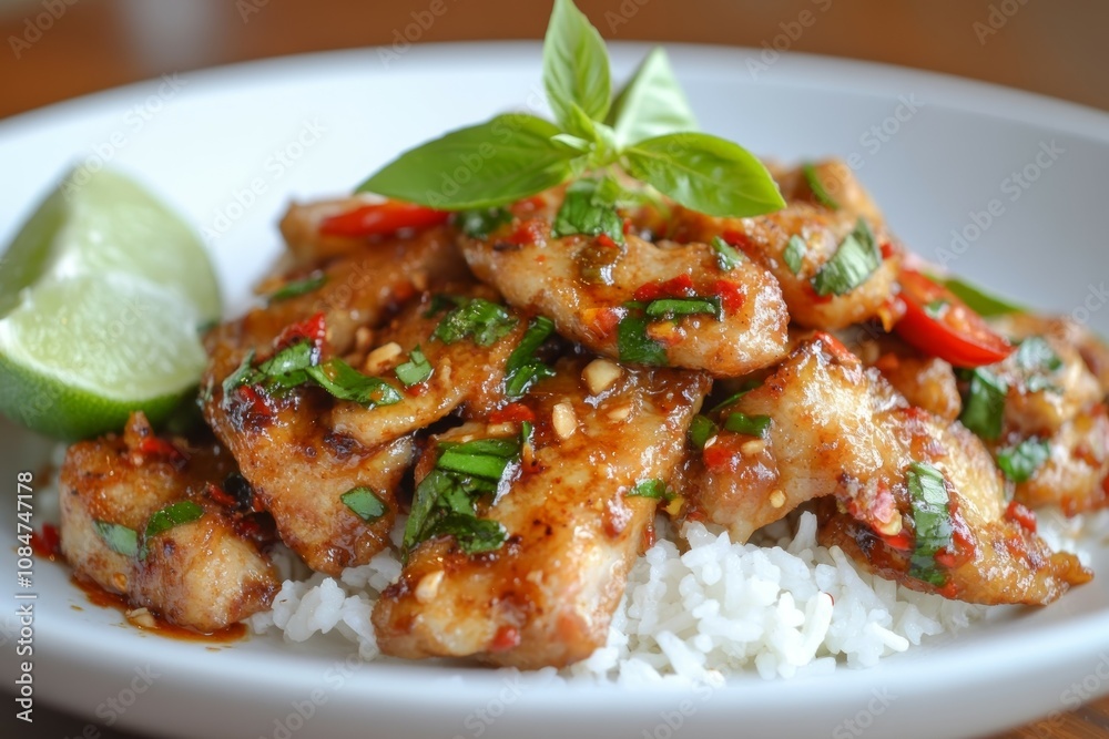 Delicious Thai Basil Chicken with Rice: A Culinary Delight Delicious Thai Basil Chicken with Rice: A Culinary Delight