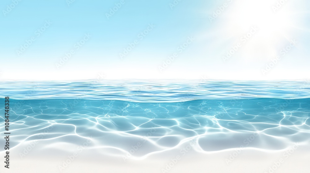 Detailed close-up of sea texture background with clear water and light ripples, perfect for beach, marine, or coastal-themed designs, isolated on white. Detailed close-up of sea texture background with clear water and light ripples, perfect for beach, marine, or coastal-themed designs, isolated on white.