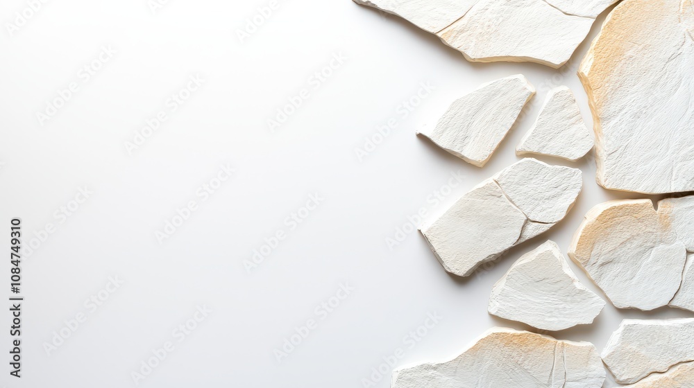 Fototapeta premium close-up of ancient stone texture background with detailed surface, featuring historical markings and weathered features, isolated on a white background.