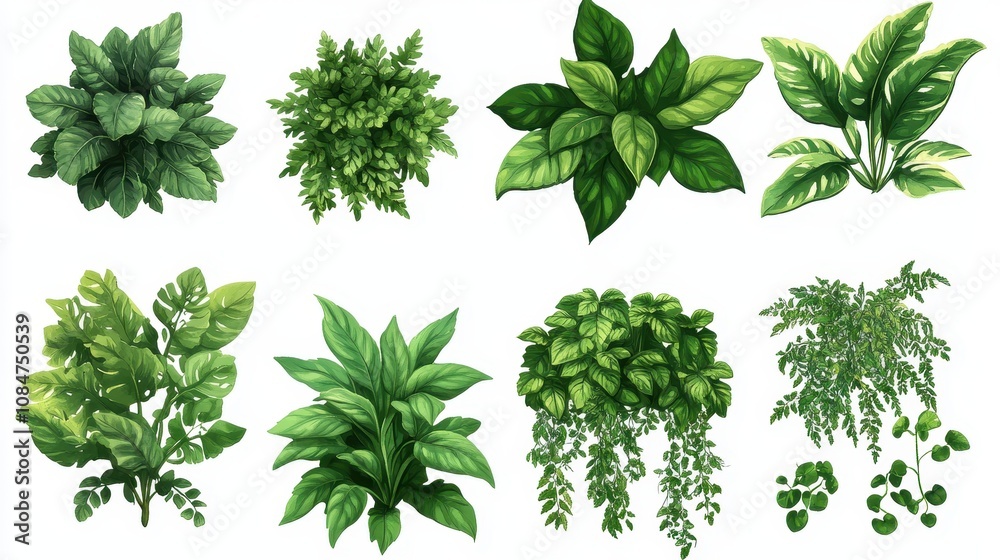 Jungle bush plant green herbs Jungle bush plant green herbs