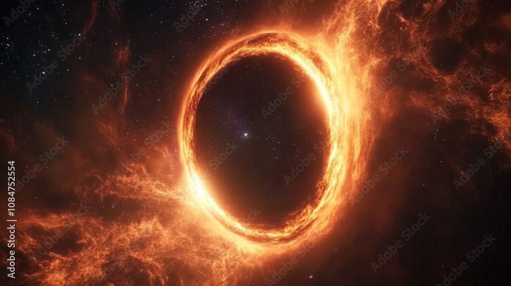 A dynamic educational video explaining the basics of black holes, with animations illustrating their formation and properties A dynamic educational video explaining the basics of black holes, with animations illustrating their formation and properties