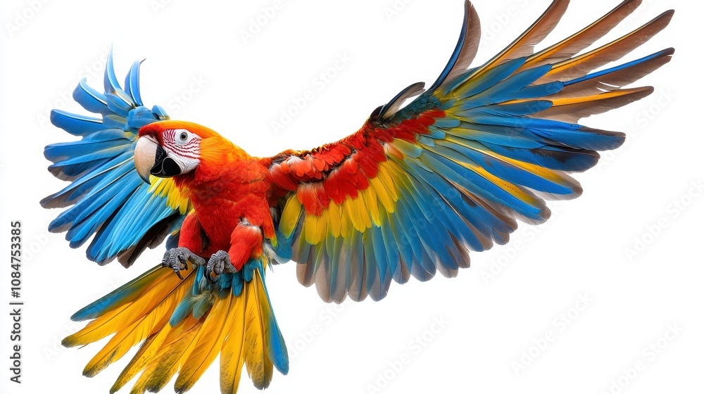 Fototapeta premium PNG Macaw animal parrot bird.
