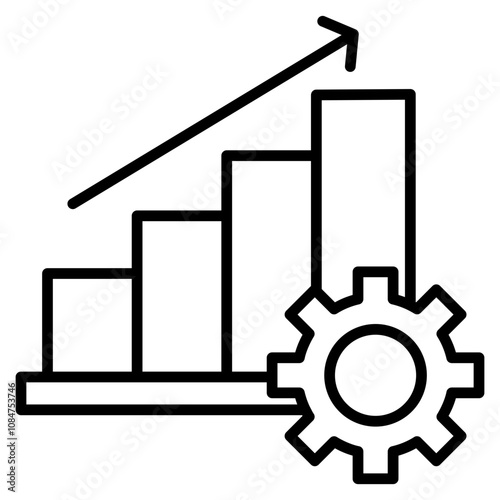 Goal Progression  Icon Element For Design