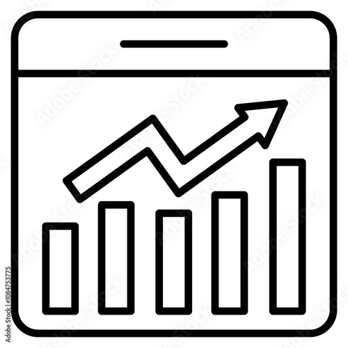 Performance Dashboard  Icon Element For Design