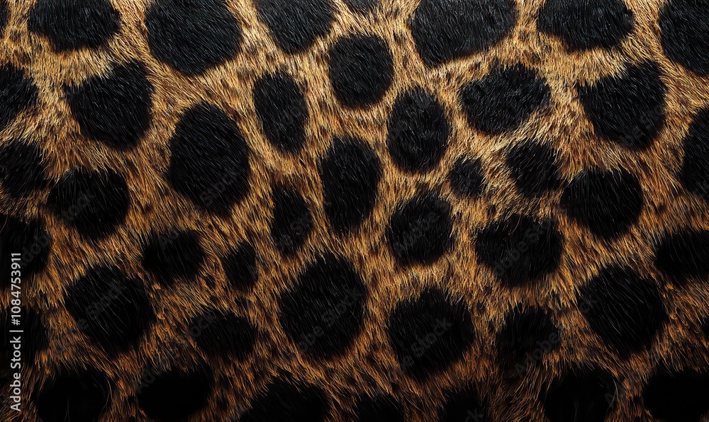 Leopard Cheetah skin seamless pattern vector Stylized Spotted Leopard Skin Background