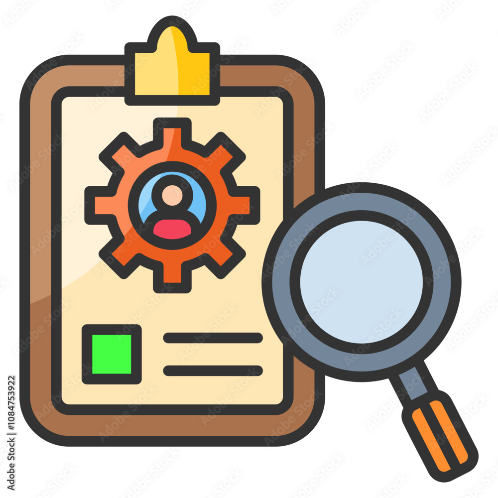 Skill Evaluation  Icon Element For Design