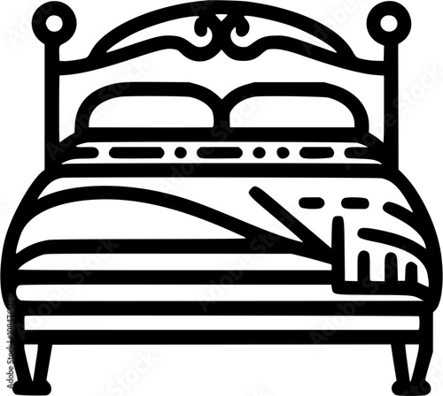 double bed icon