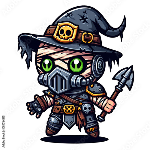 pirate skull with sword