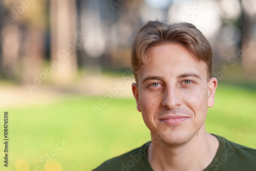 A portrait of a friendly young guy	