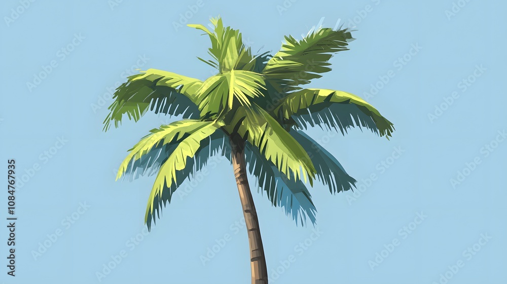 Obraz premium Lonely Palm Tree