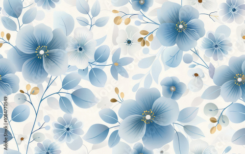 Vintage floral texture art background