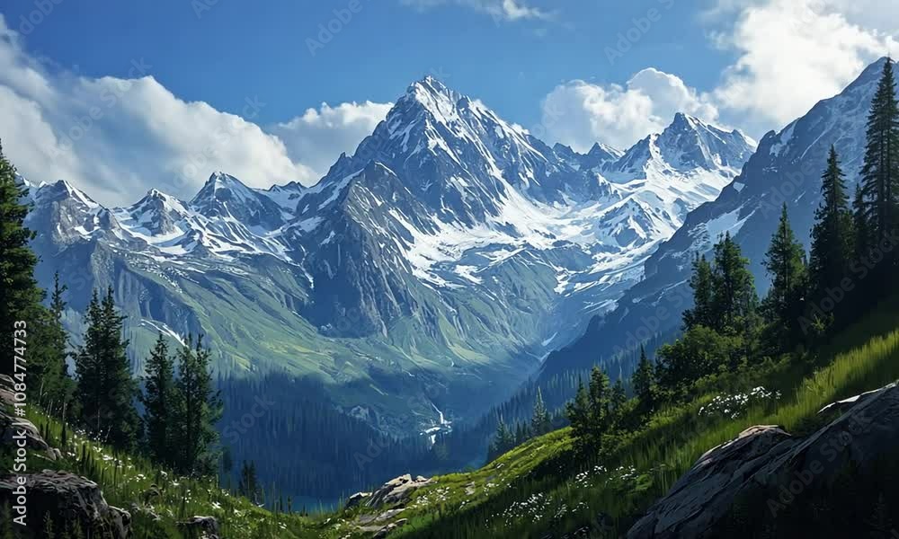 Majestic Mountain Peak Majestic Mountain Peak