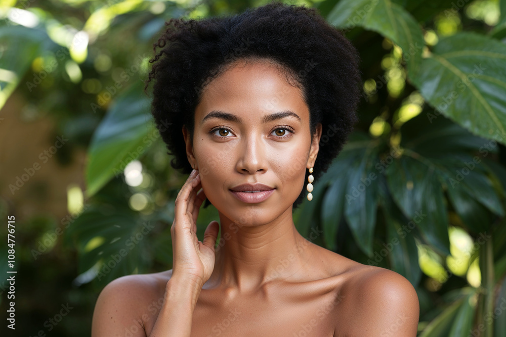 portrait of an African Asian woman