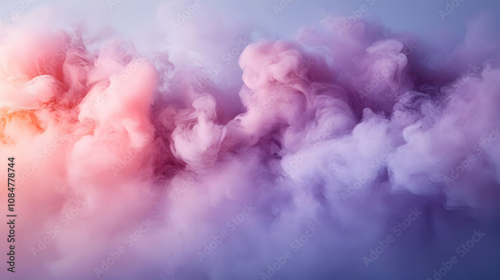 Naklejka premium Purple and Pink Abstract Smoke Background