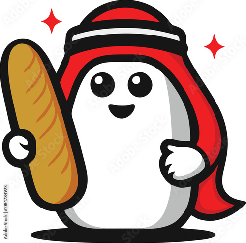 Arabian food mascot  vector ilustration 