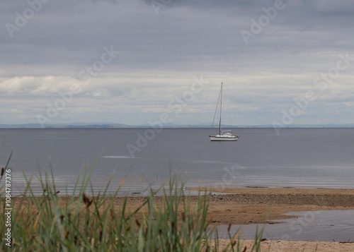 Sailboat on the water on Arran