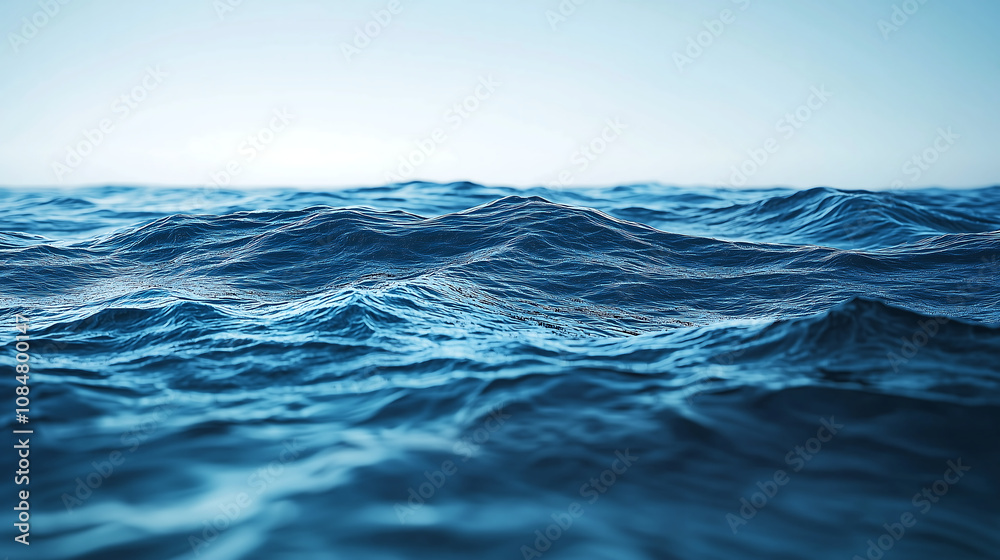 image showcases serene ocean waves in soft blue tones, creating calming atmosphere. gentle undulations of water evoke sense of tranquility and peace image showcases serene ocean waves in soft blue tones, creating calming atmosphere. gentle undulations of water evoke sense of tranquility and peace