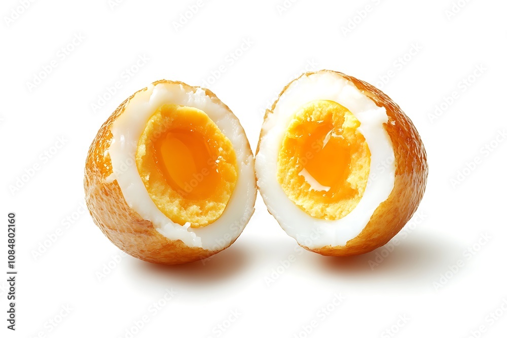 Egg roll isolated on white background, close up Egg roll isolated on white background, close up