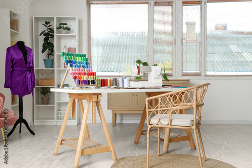 Interior of light atelier w...