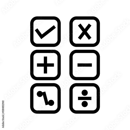 set of icons