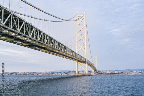 日本兵庫の明石海峡大橋