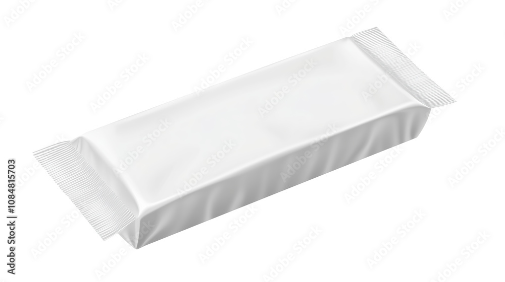 Minimalist White Snack Wrapper for Food Packaging mockup isolated on transparent background
Minimalist White Snack Wrapper for Food Packaging mockup isolated on transparent background
