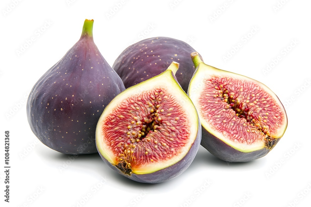 Fig isolated on white background, close up Fig isolated on white background, close up