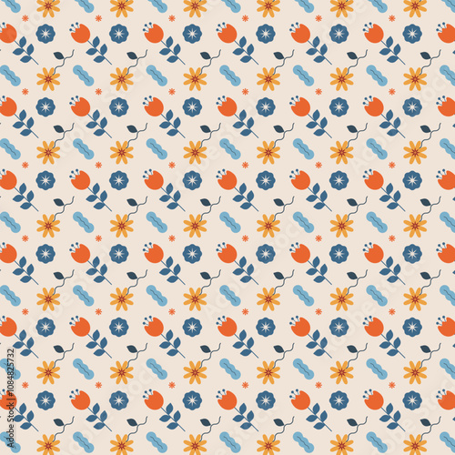 flower design pattern vector illustration